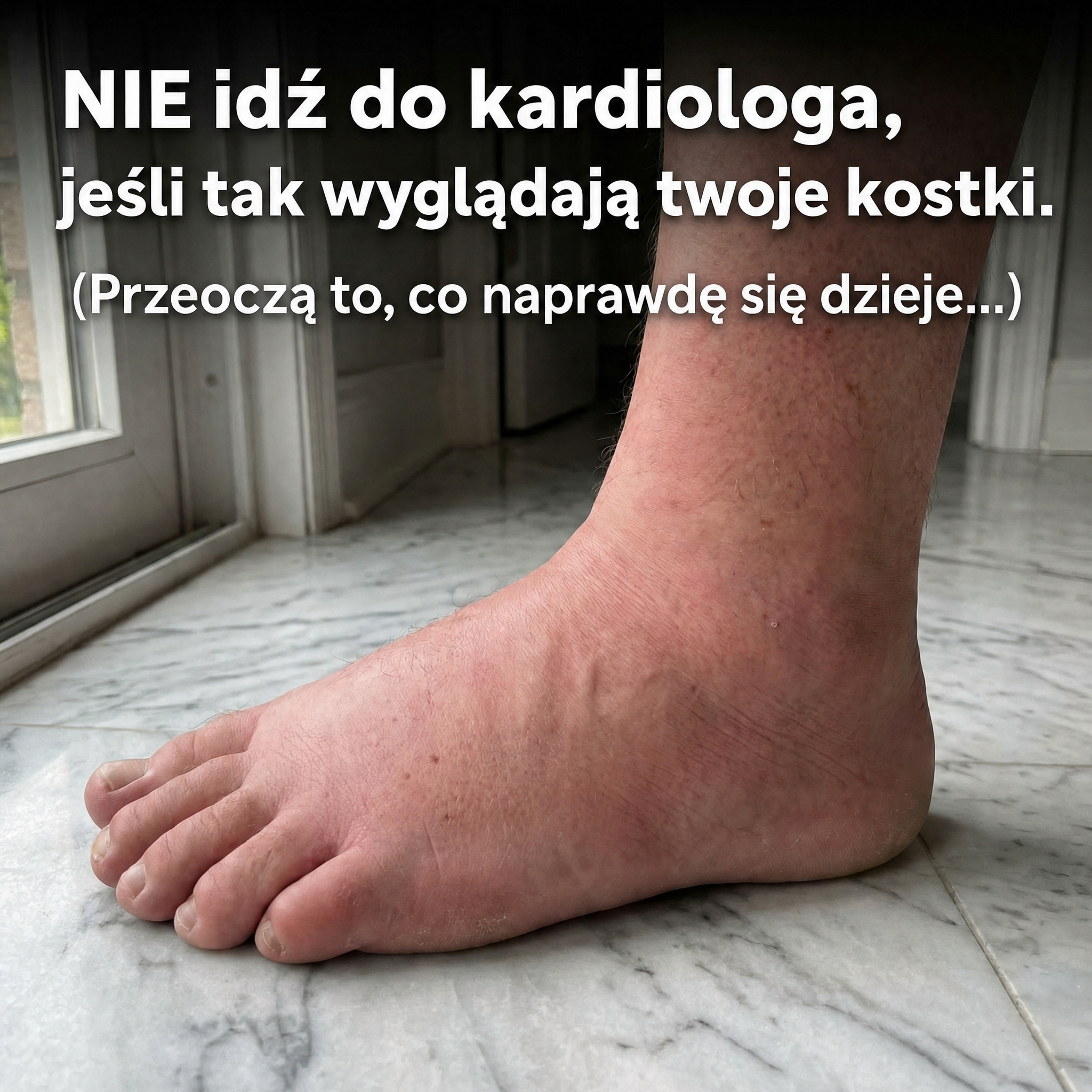 Sklep Noom.pl Facebook ad: Założyłam ortopedyczne klapki na kolację rocznicową. Mąż…