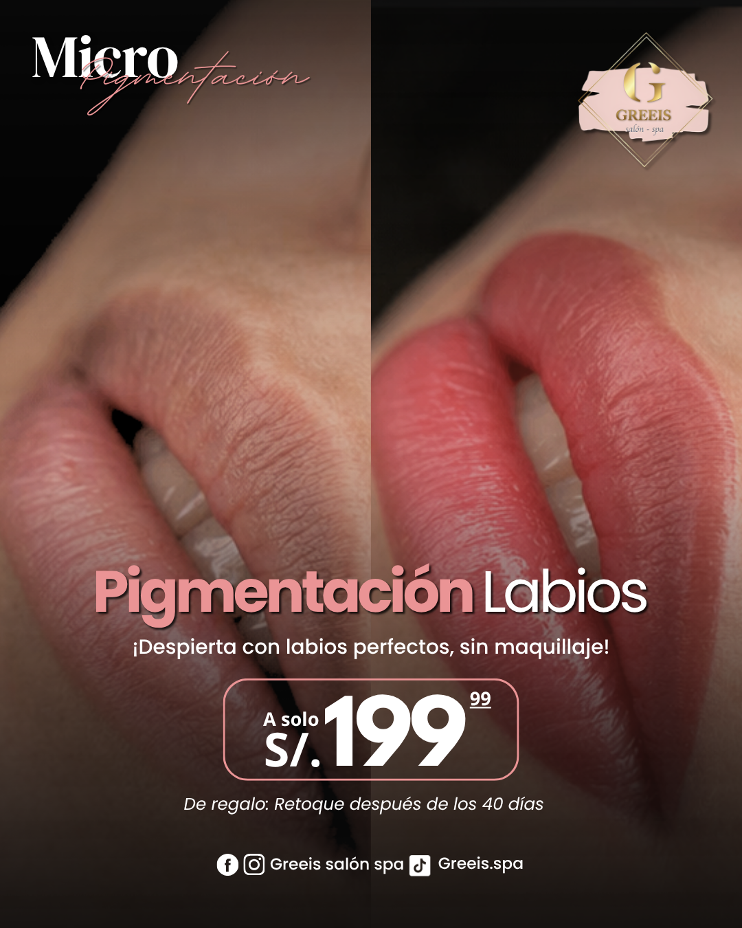 Greeis Salón Spa Facebook ad
