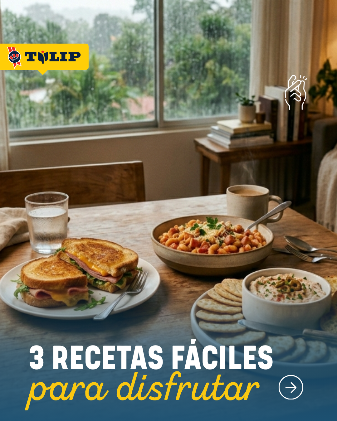 Tulip Panama Facebook ad: 3 recetas fáciles para disfrutar