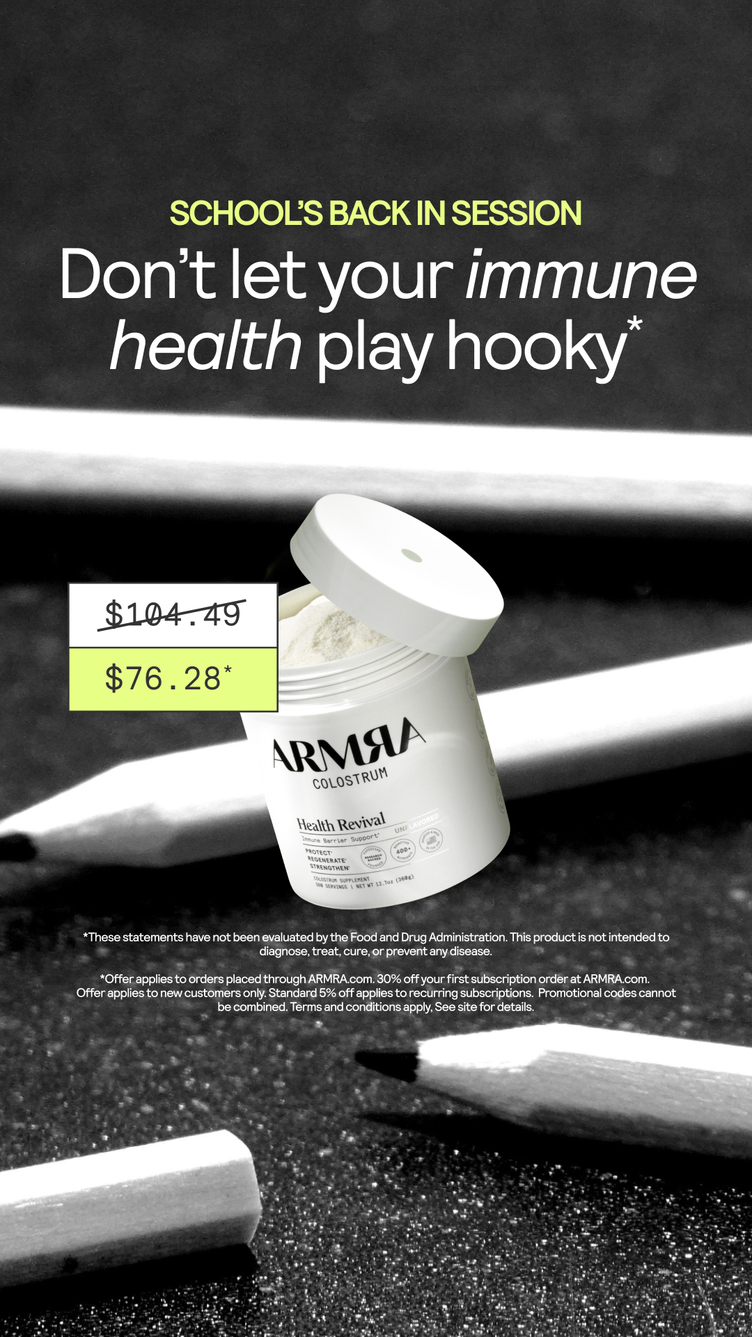 ARMRA Facebook ad