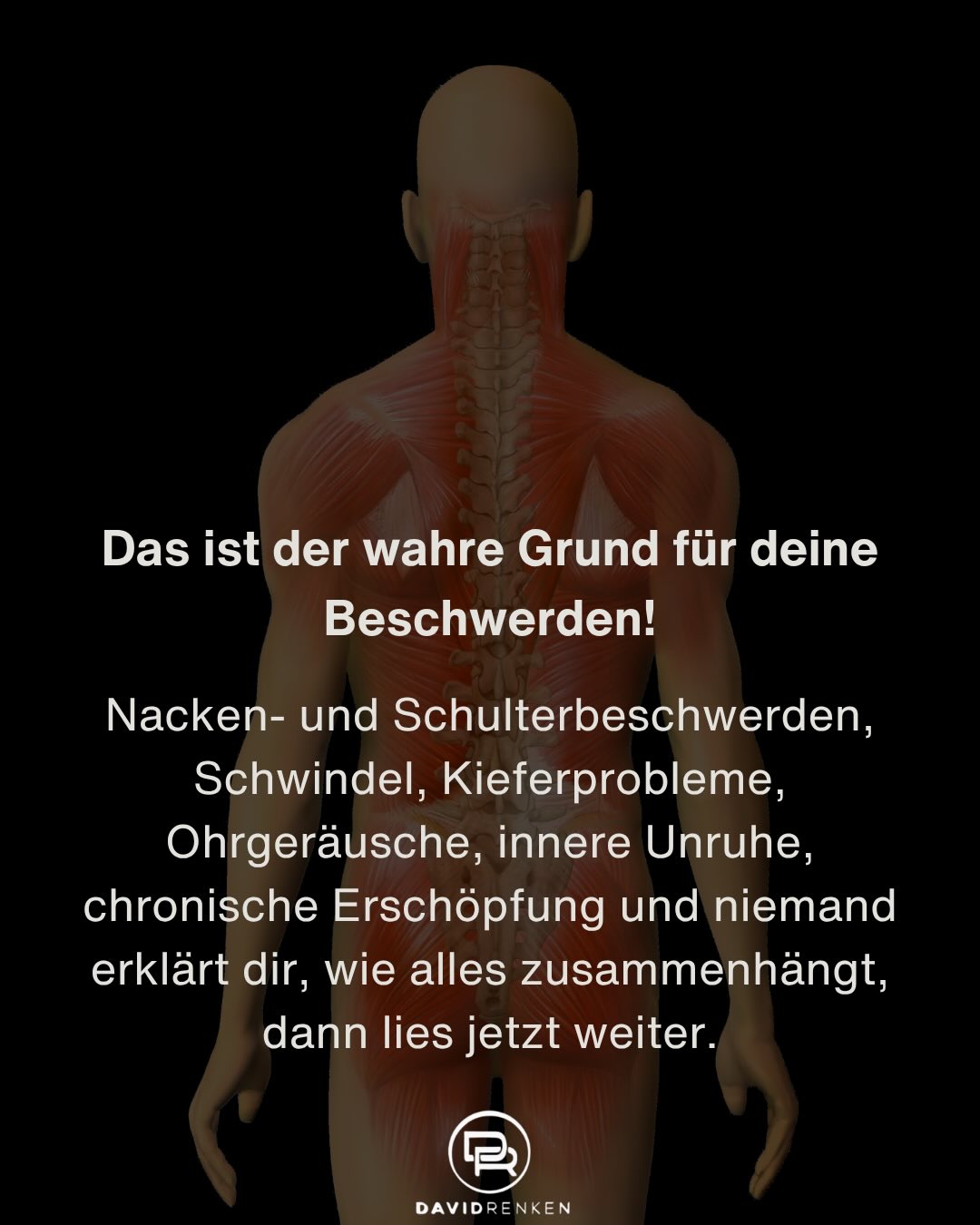 David Renken - Physio- und Schmerztherapeut Facebook ad: Viele Menschen denken lange, dass ihre Beschwerden nichts…