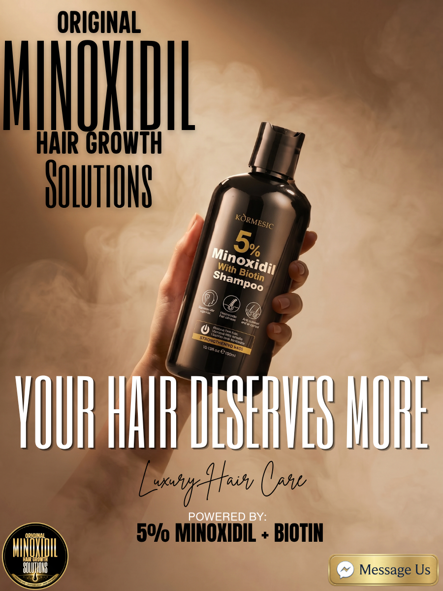 Original Monoxidil Hair Growth Solutions Facebook ad: Growth Support