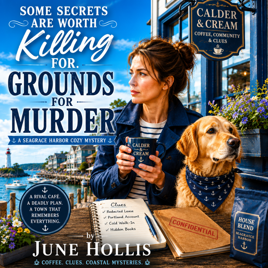 June Hollis Cozy Mystery Facebook ad