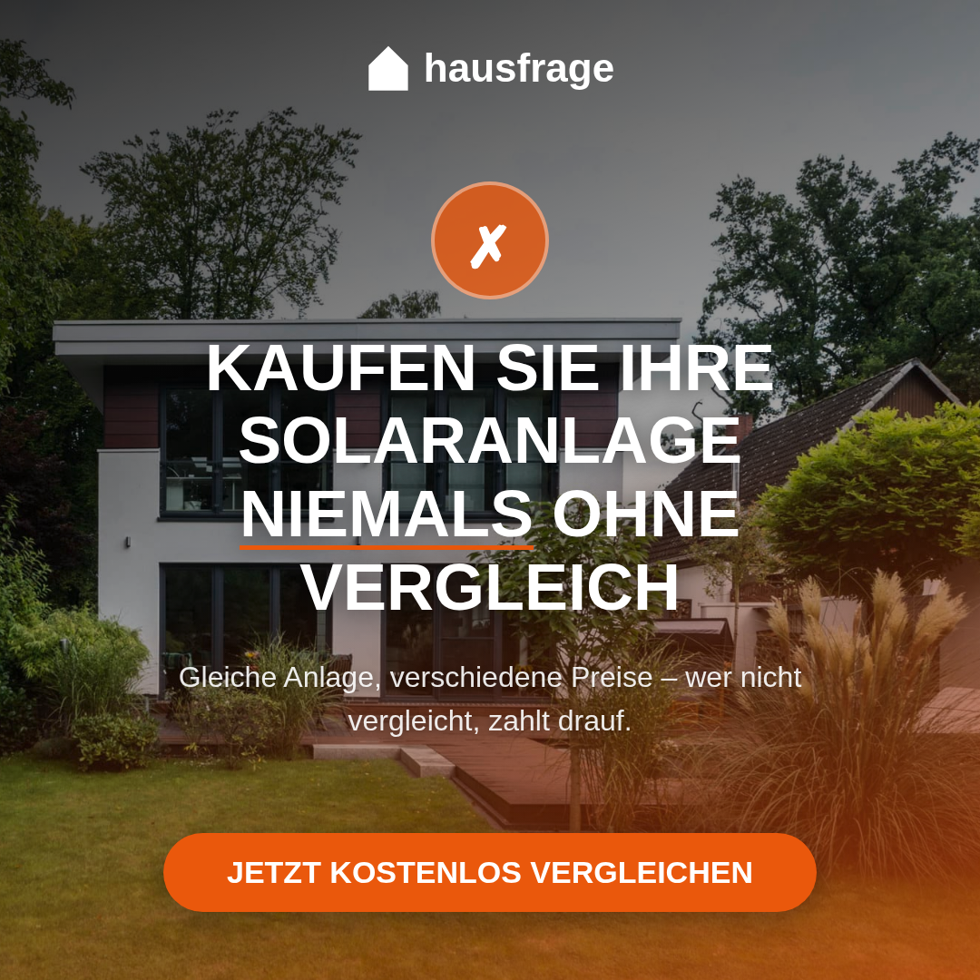 Hausfrage Facebook ad