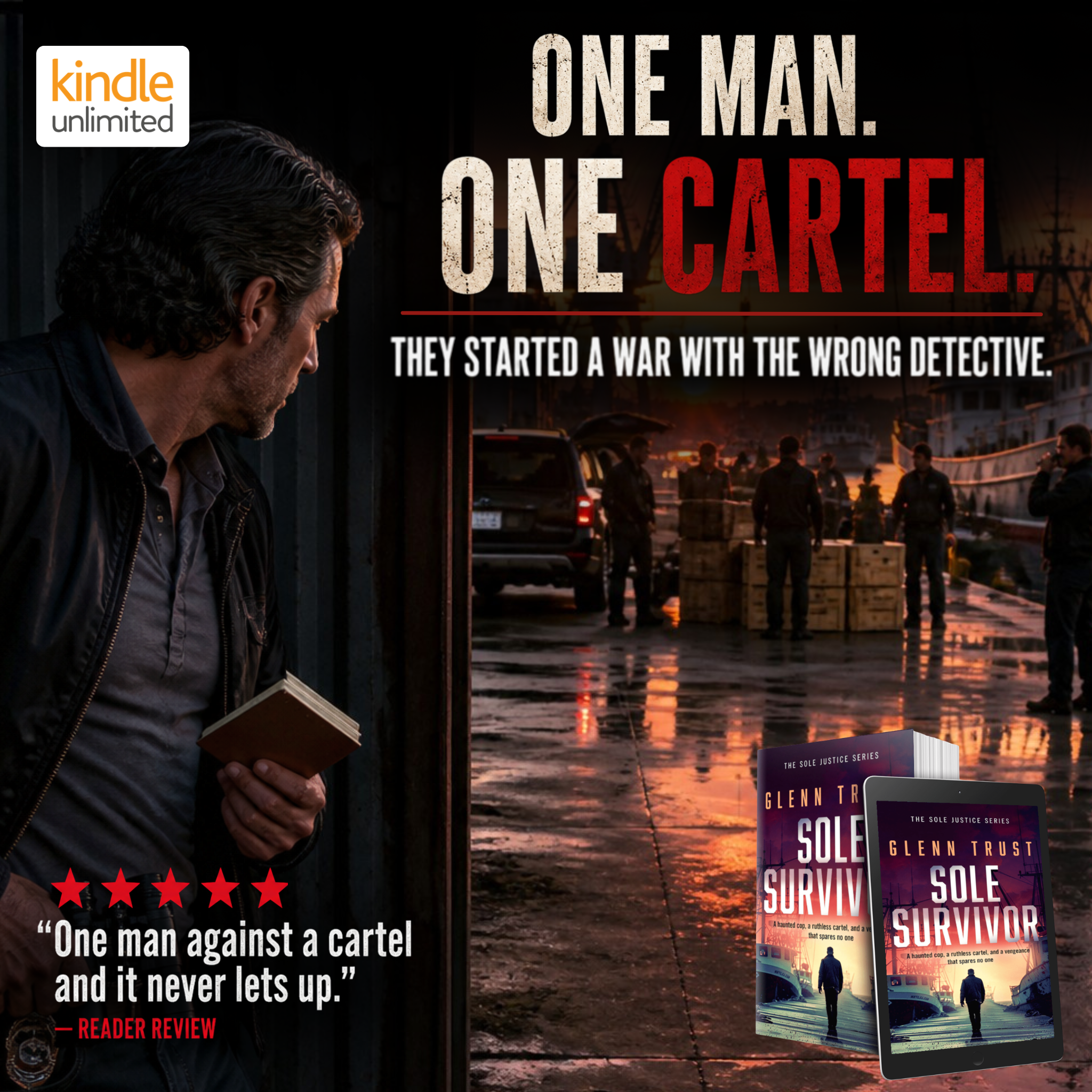 Vinci Crime Thrillers Facebook ad