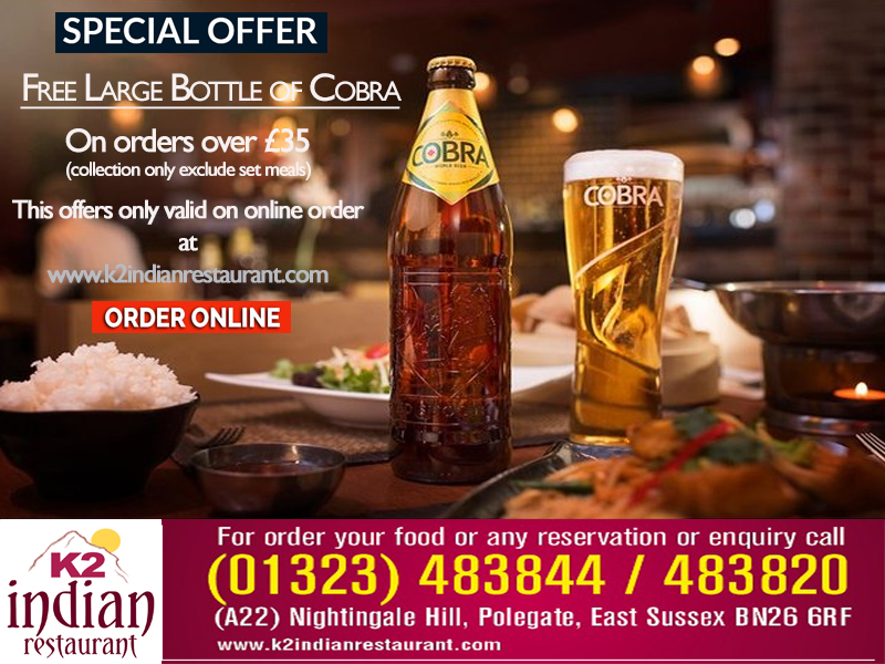 K2 Indian Restaurant Facebook ad: Special Set Meal