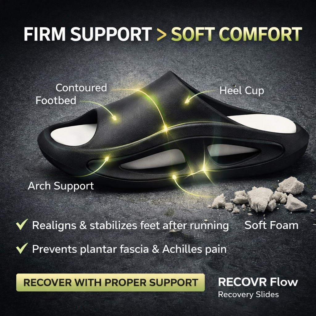 Recovr Facebook ad: Firm Support > Soft Comfort