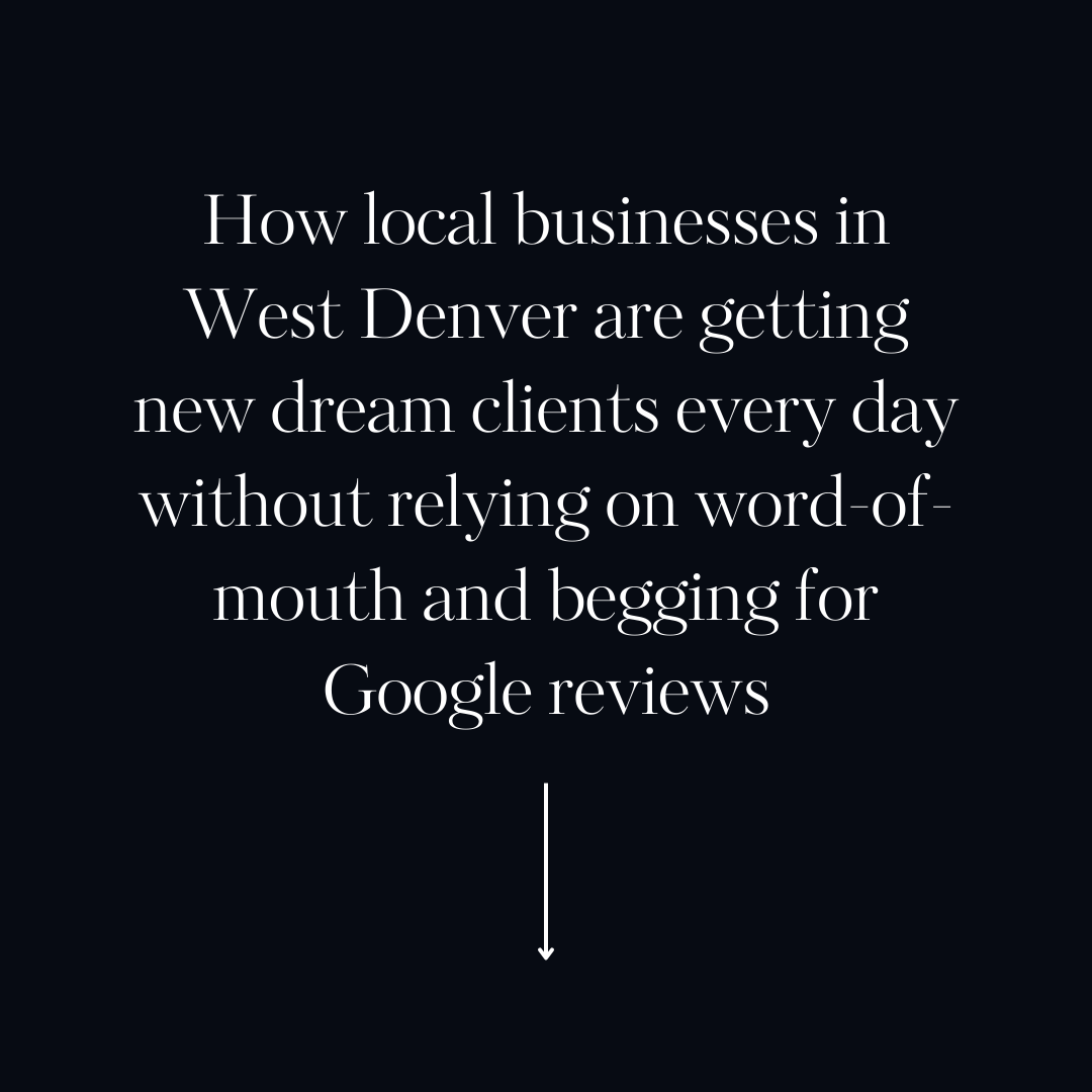 Local Legend Media Facebook ad: We make you the obvious choice in West Denver!