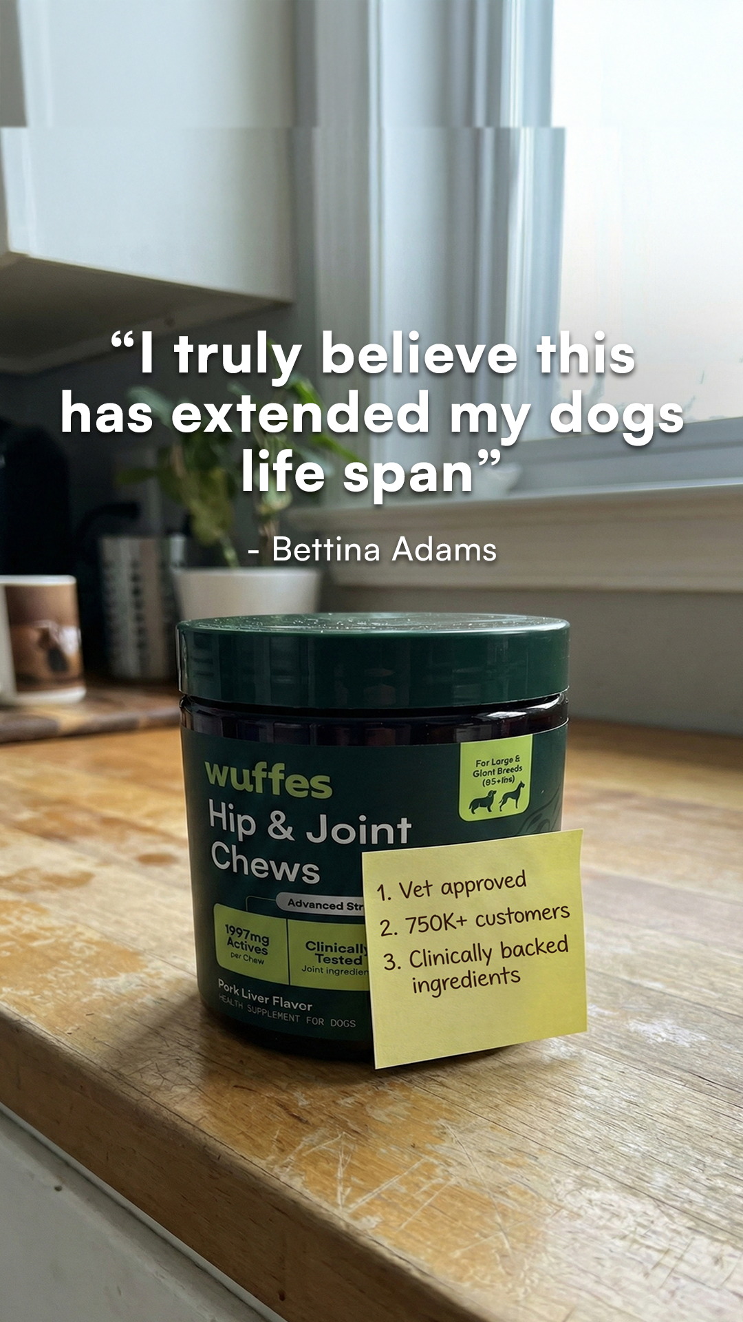 Wuffes Facebook ad