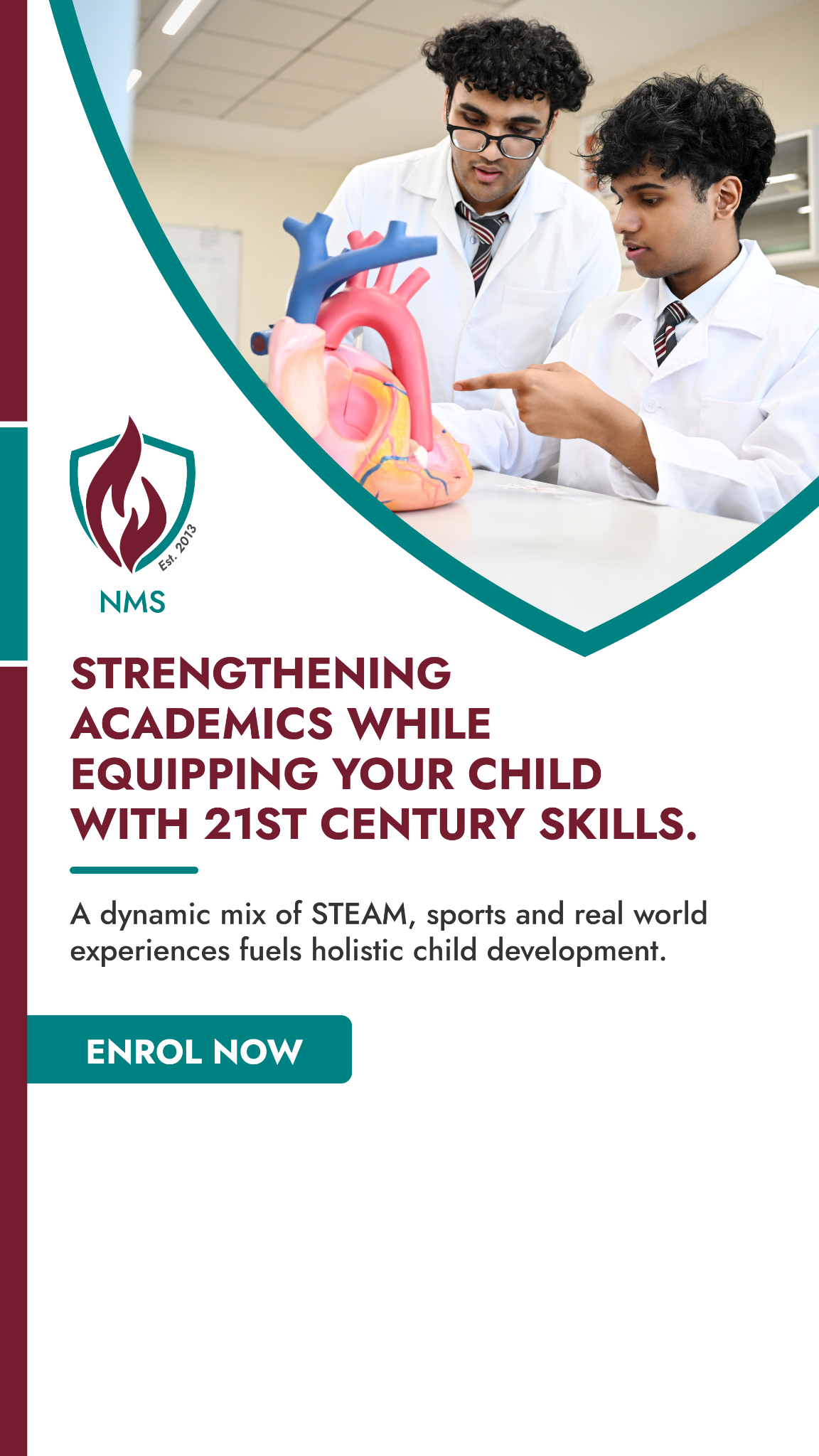 GEMS New Millennium School - Al Khail Facebook ad from Apr 28, 2026