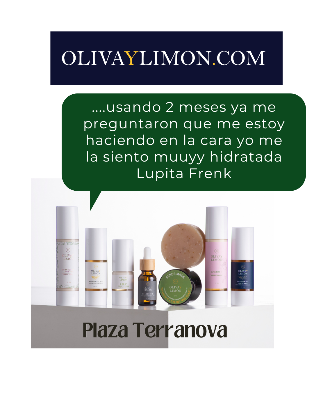 Oliva y Limón Facebook ad: Plaza Terranova