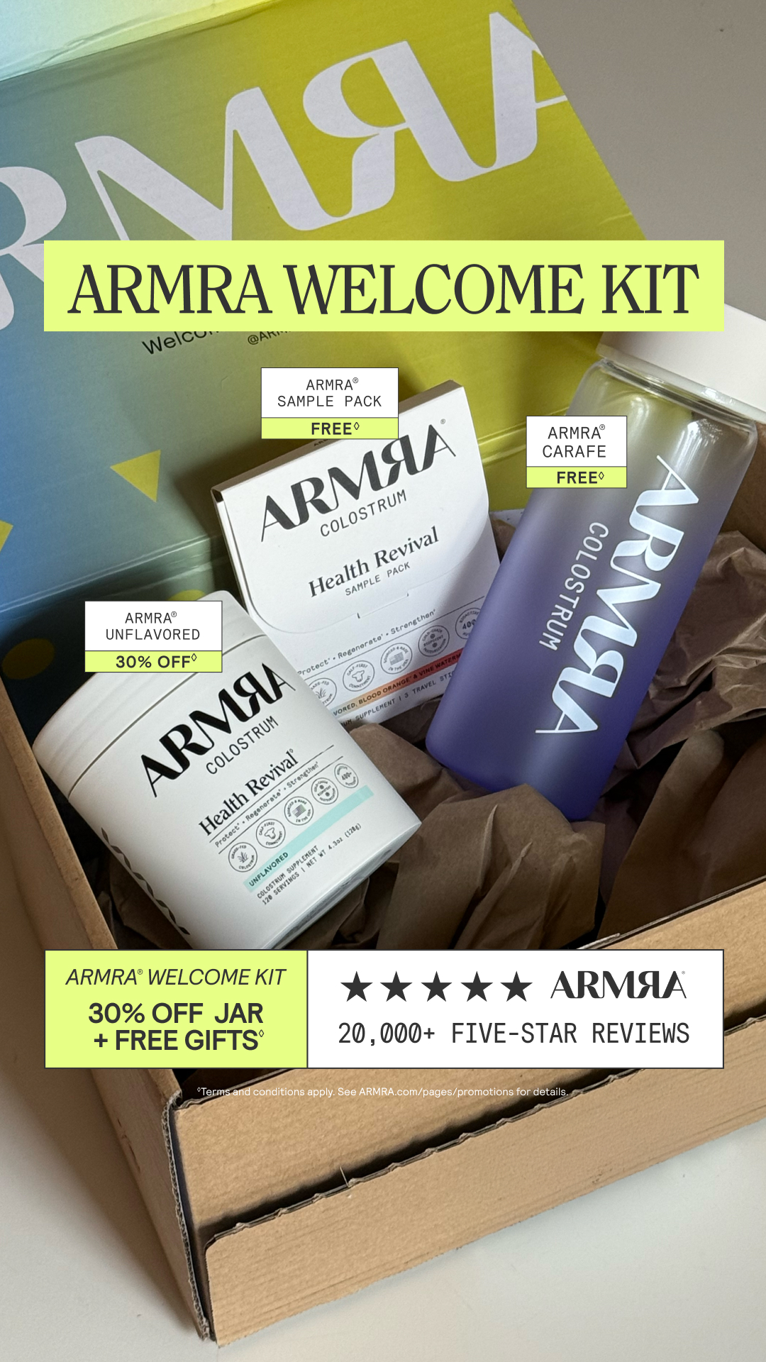 ARMRA Facebook ad