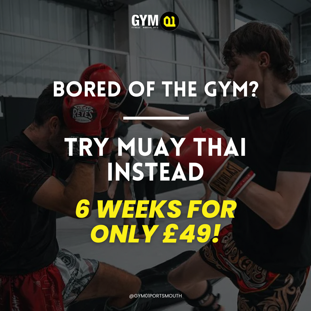 GYM 01 Fitness & Martial Arts Facebook ad: 6 Weeks Only £49!
