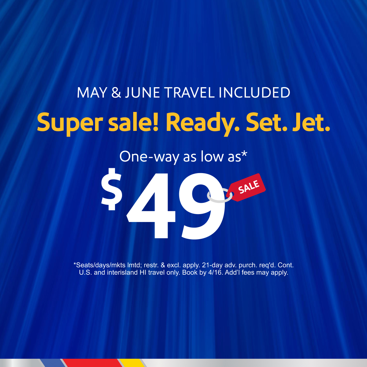 Southwest Airlines Facebook ad