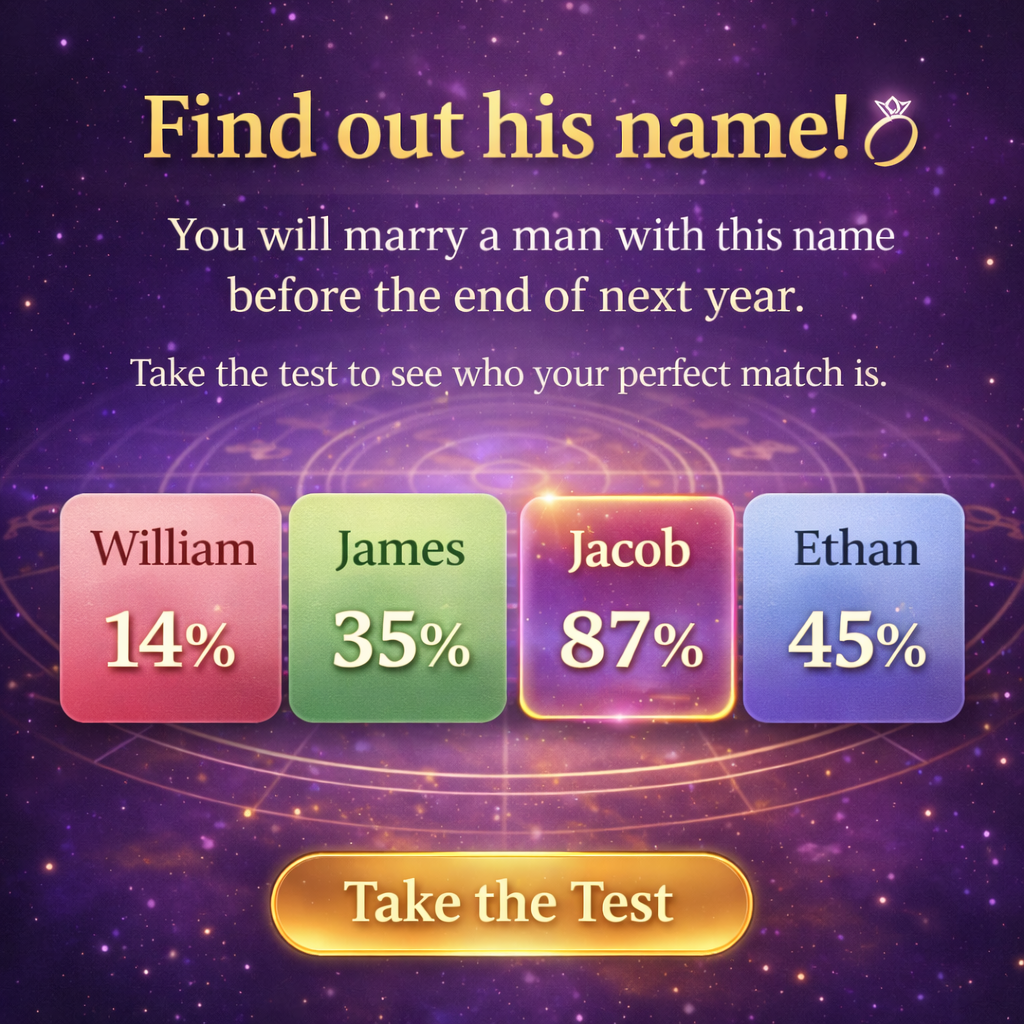 Personalized Astrology Facebook ad