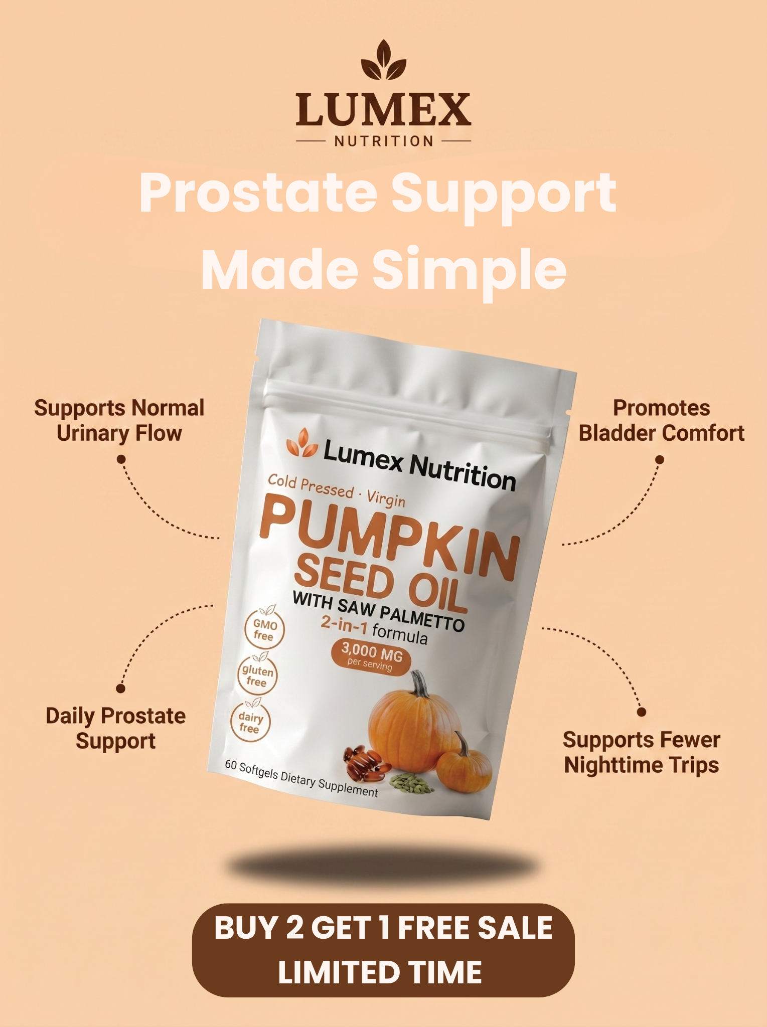Lumex Facebook ad: Support Your Wellness Naturally