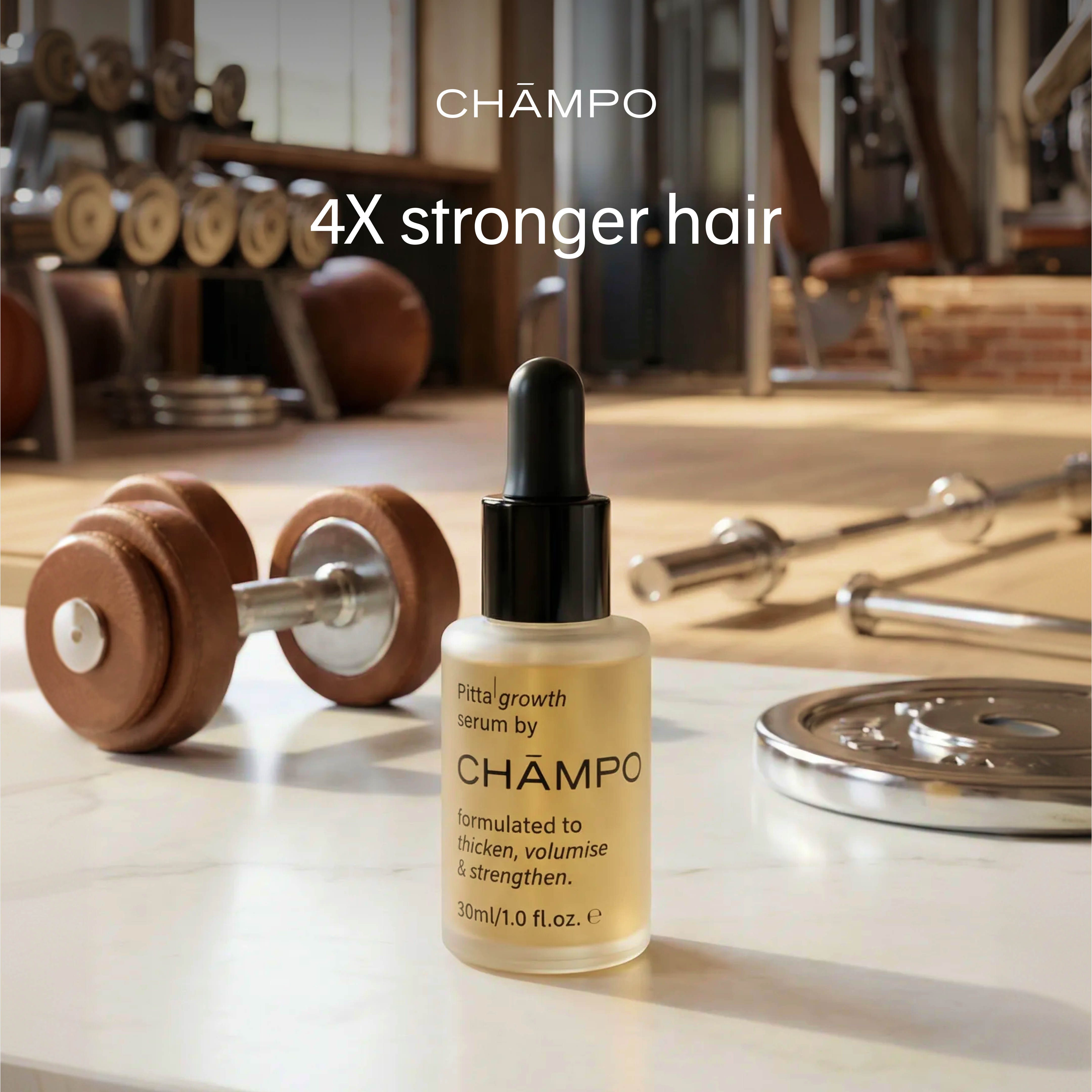 Chāmpo Haircare Facebook ad