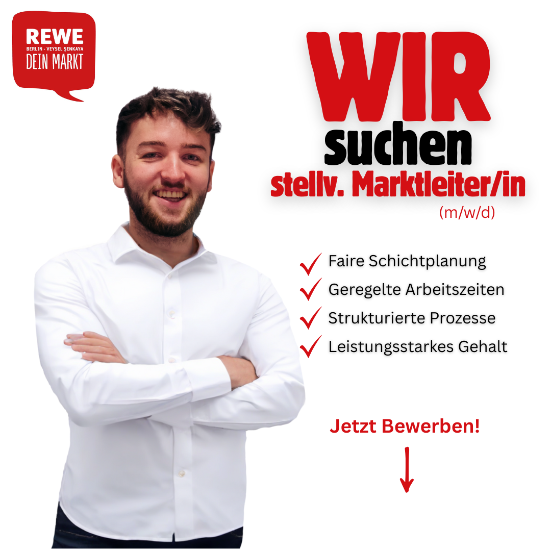 Deine Chance - Lebensmitteleinzelhandel Facebook ad: Jetzt unverbindlich bewerben!