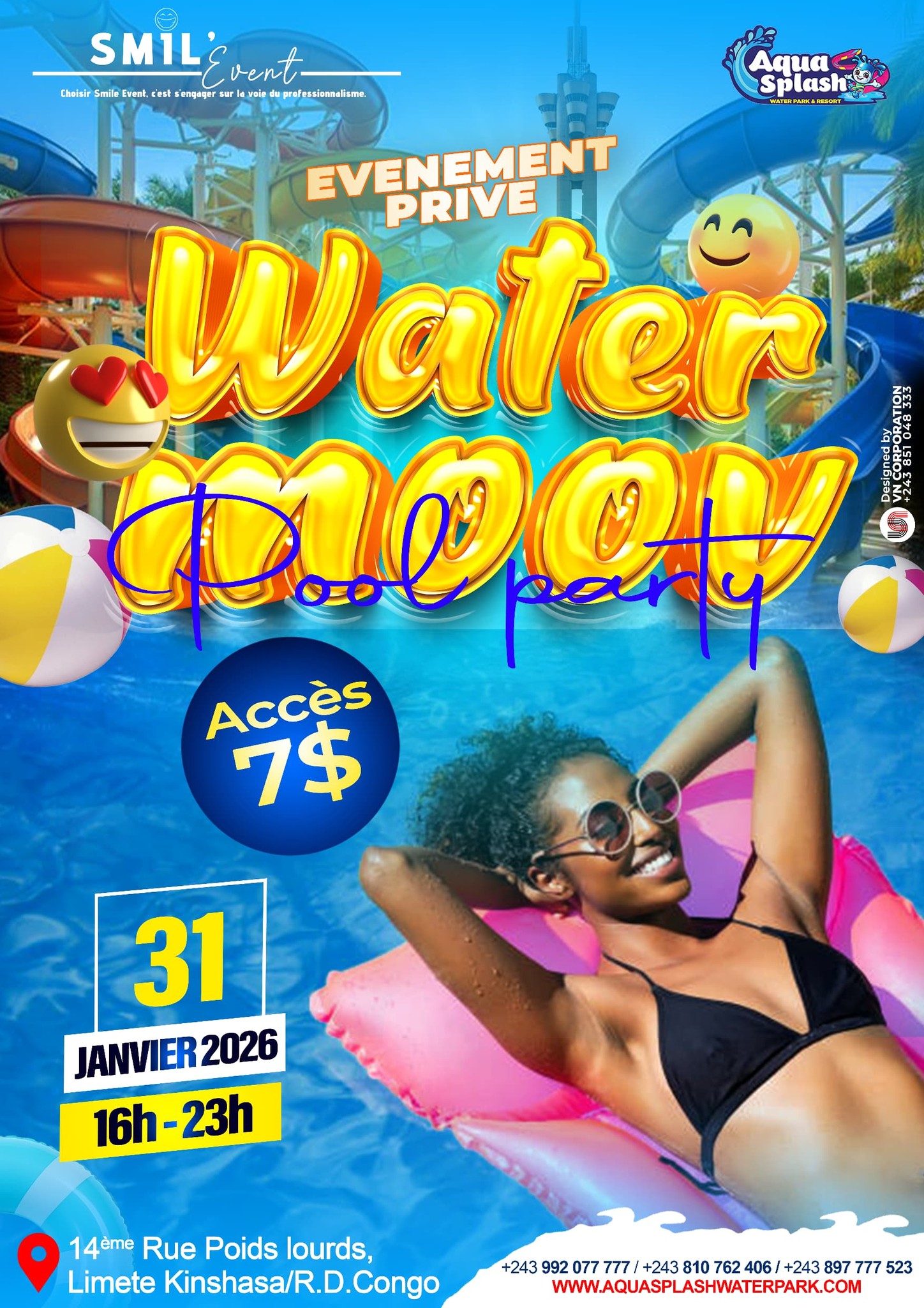 Aqua Splash Facebook ad