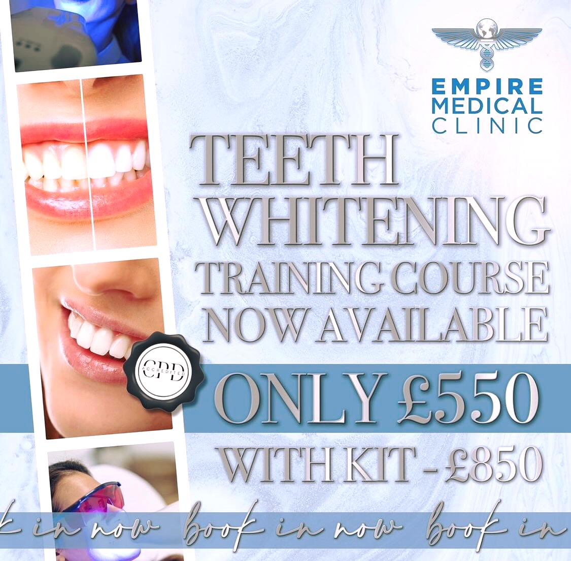 Empire Medical Clinic & Training Academy Facebook ad: Chat in Messenger