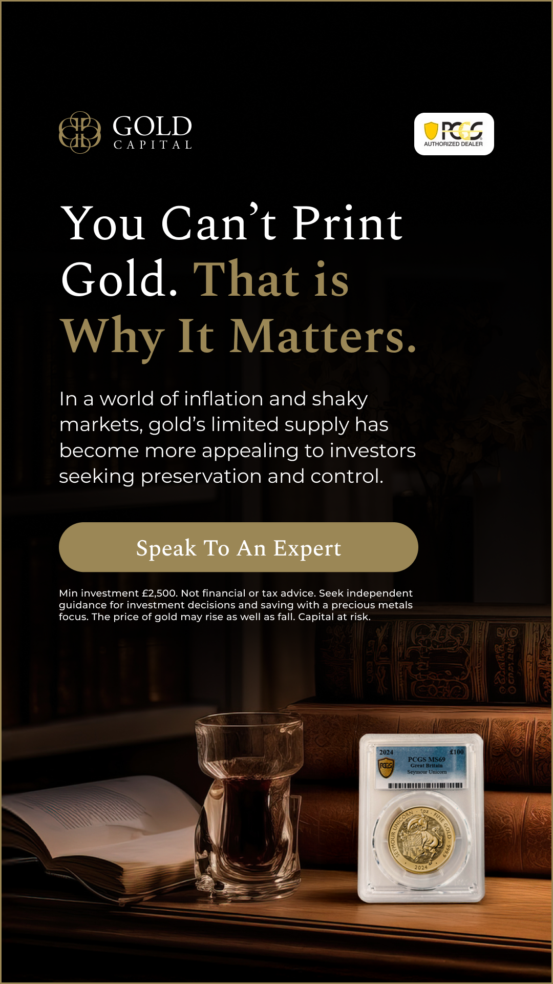 Gold Capital Facebook ad from Mar 4, 2026