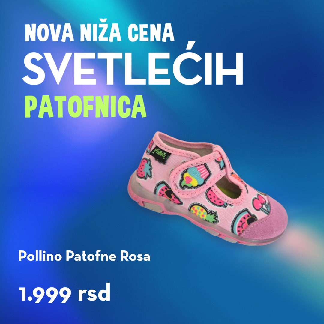 Dexy Co Facebook ad: Pollino svetleće patofnice sada samo 1.999 RSD!
