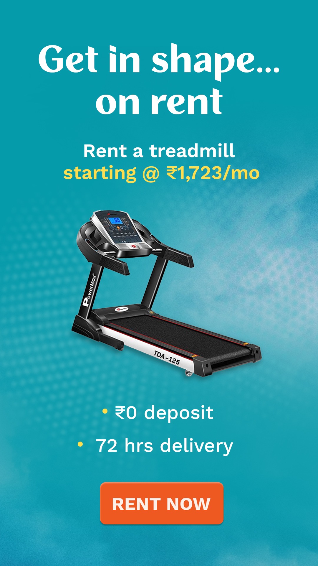 FURLENCO Facebook ad: Versatile treadmills | Rent