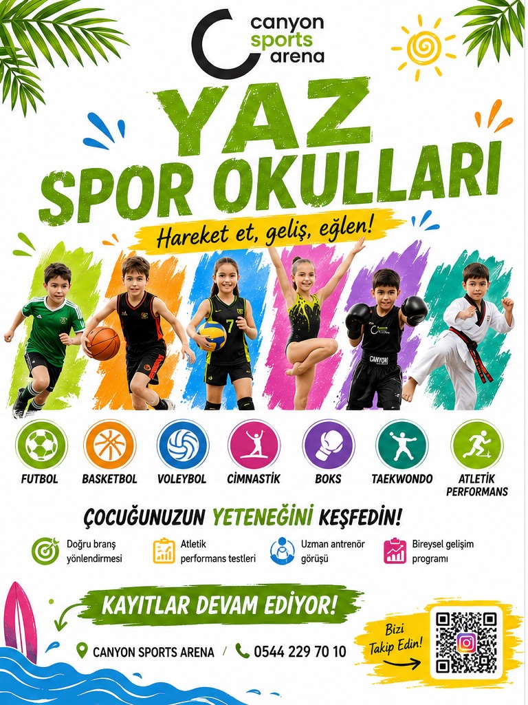canyonsportsarena Facebook ad: YAZ SPOR OKULLARI KAYITLARI DEVAM EDİYOR!