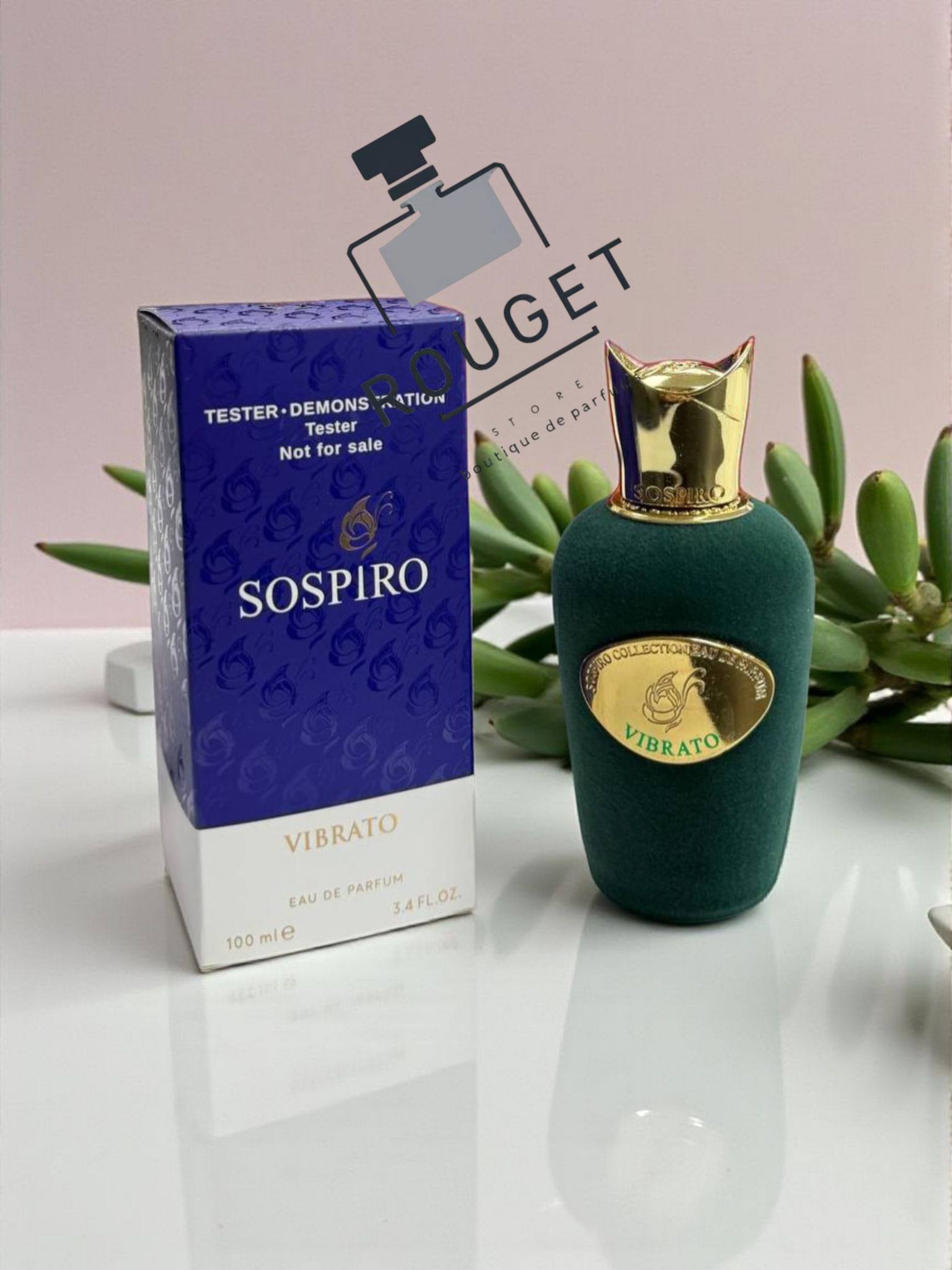 Rouget Store N Facebook ad: OFFRE SPÉCIALE PARFUMS TESTEURS