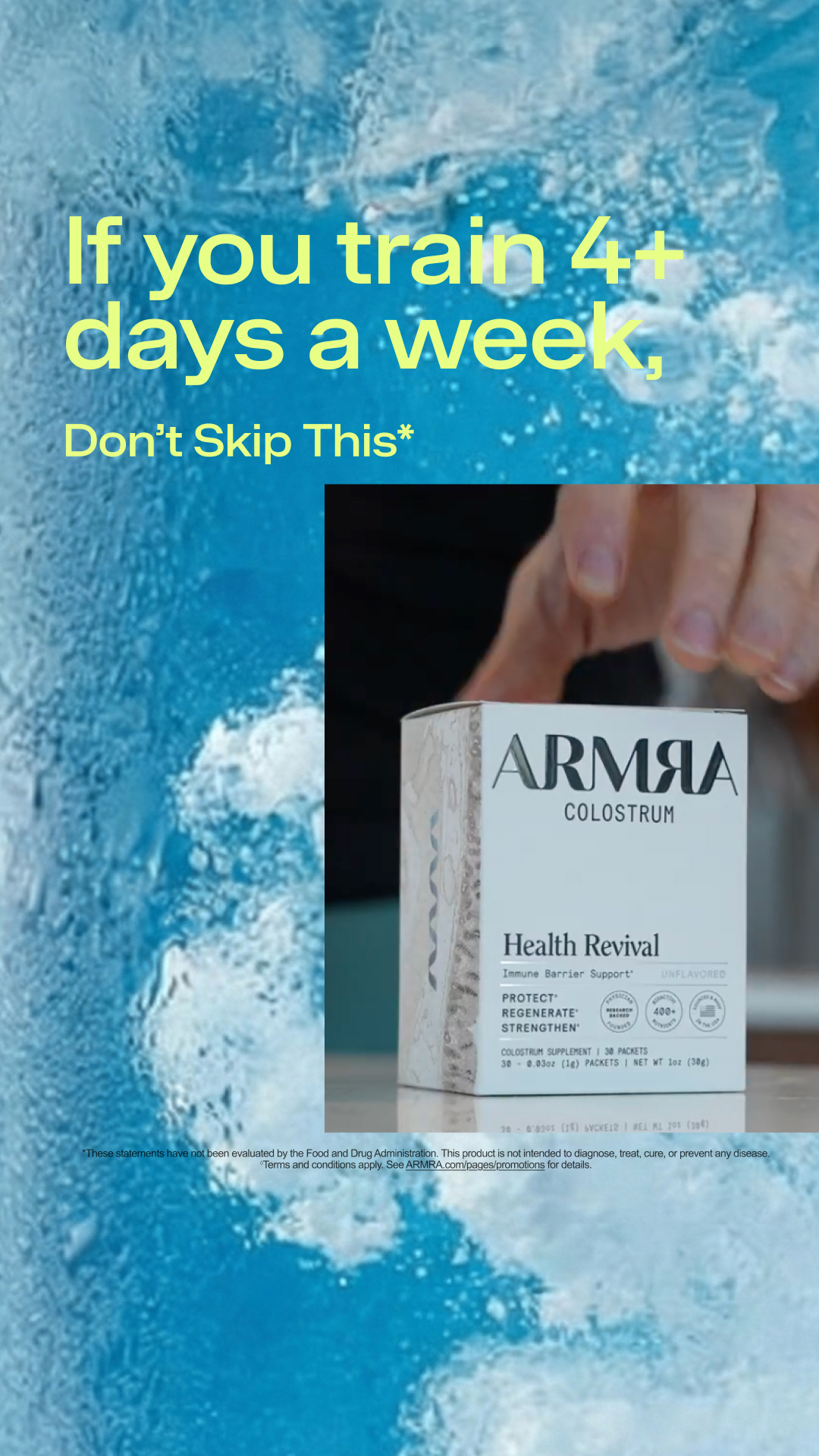 ARMRA Facebook ad