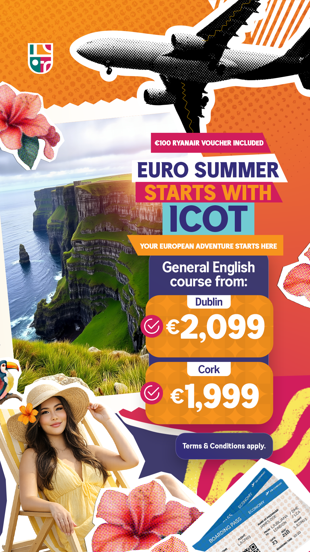 ICOT College Facebook ad from Jun 21, 2026