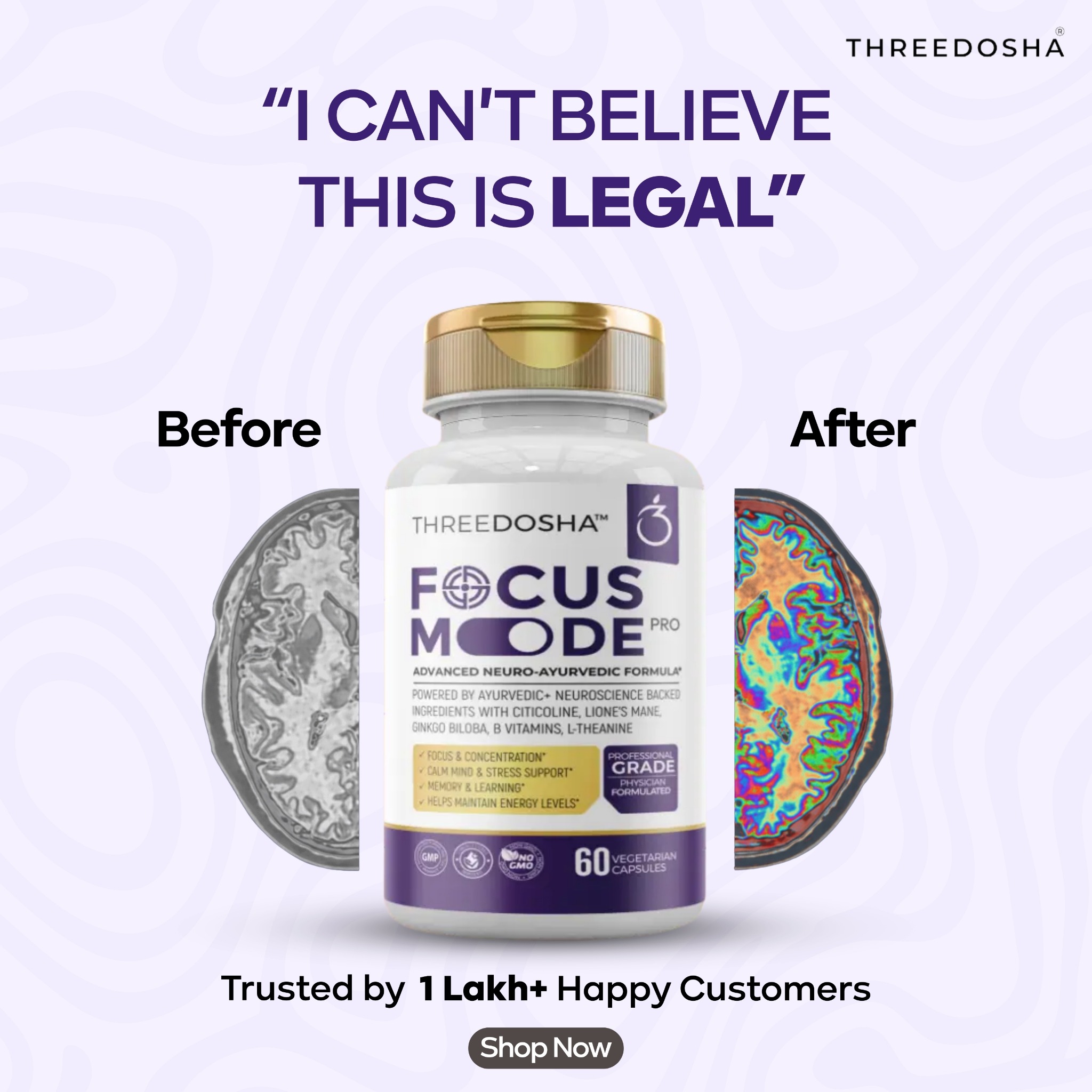 Threedosha Facebook ad