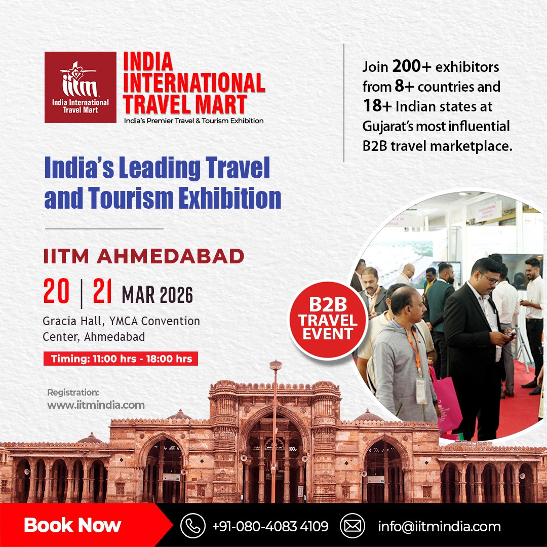 India International Travel Mart Facebook ad: IITM Ahmedabad 2026