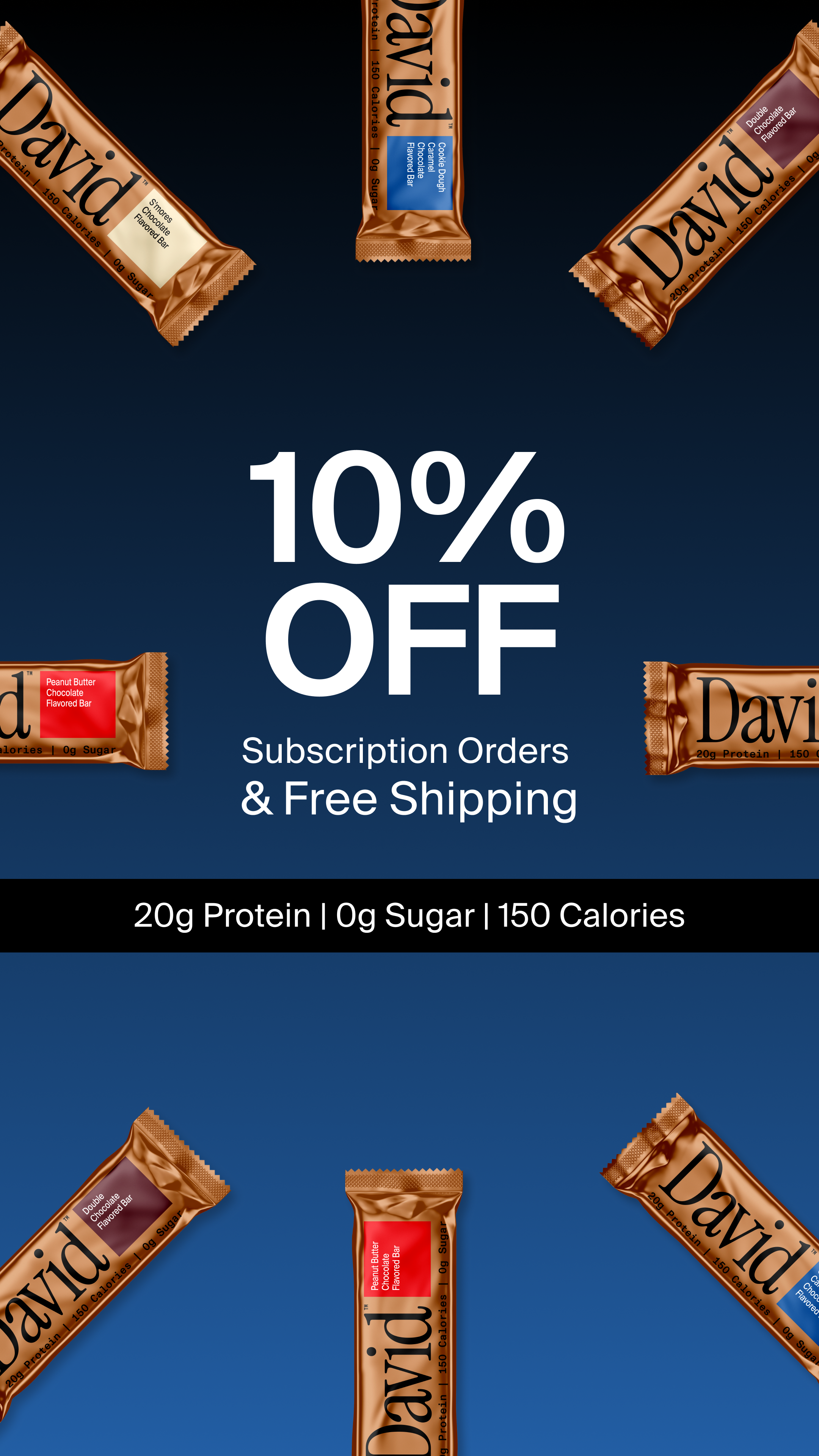David Protein Facebook ad