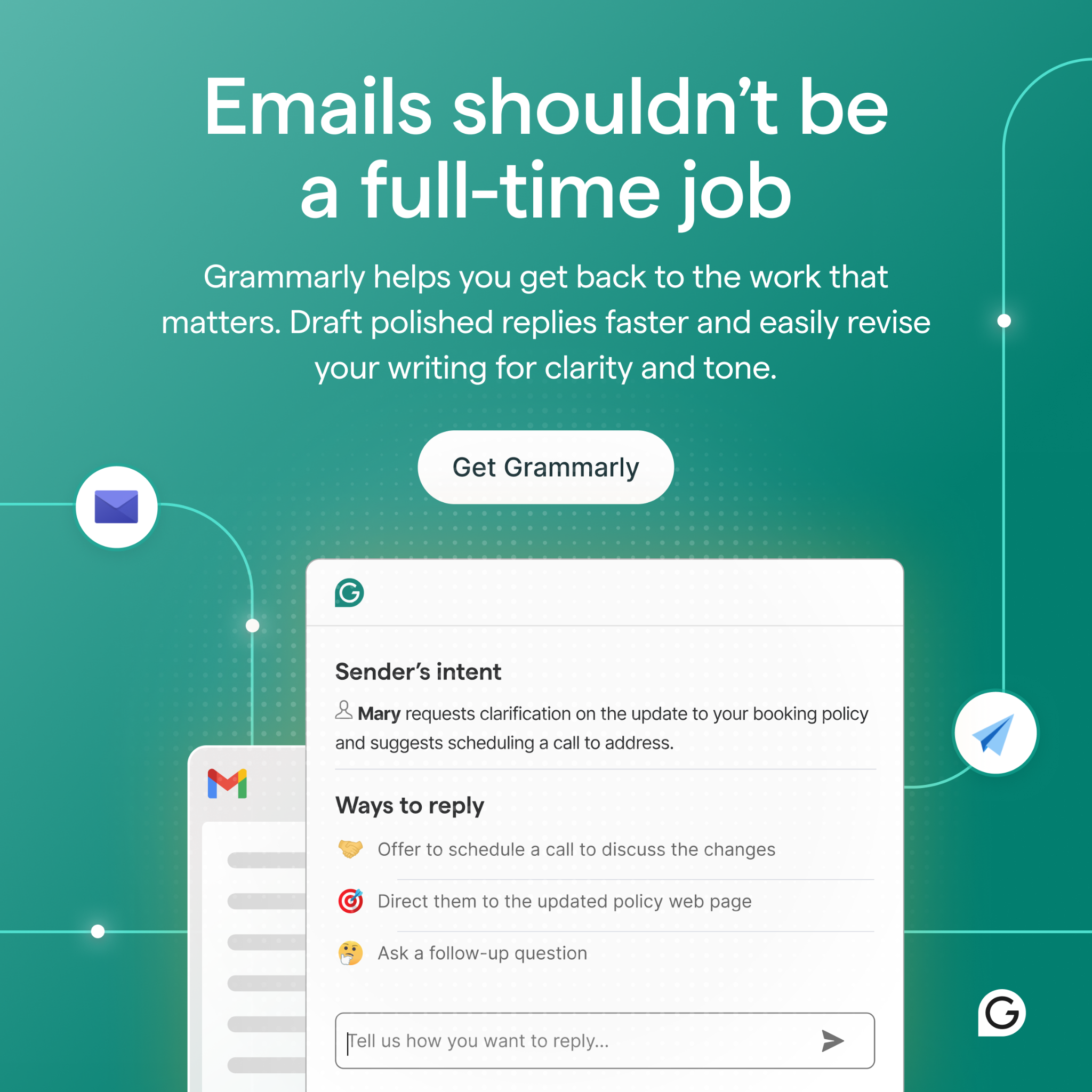 Grammarly Facebook ad