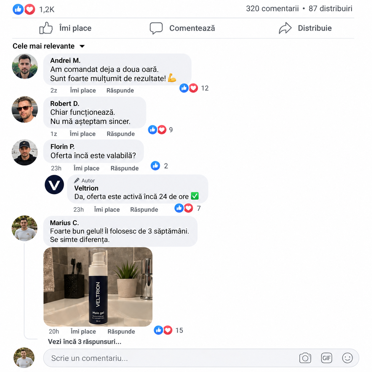 Dr. Andrei Popescu Facebook ad: Merită să vezi cu ochii tăi.