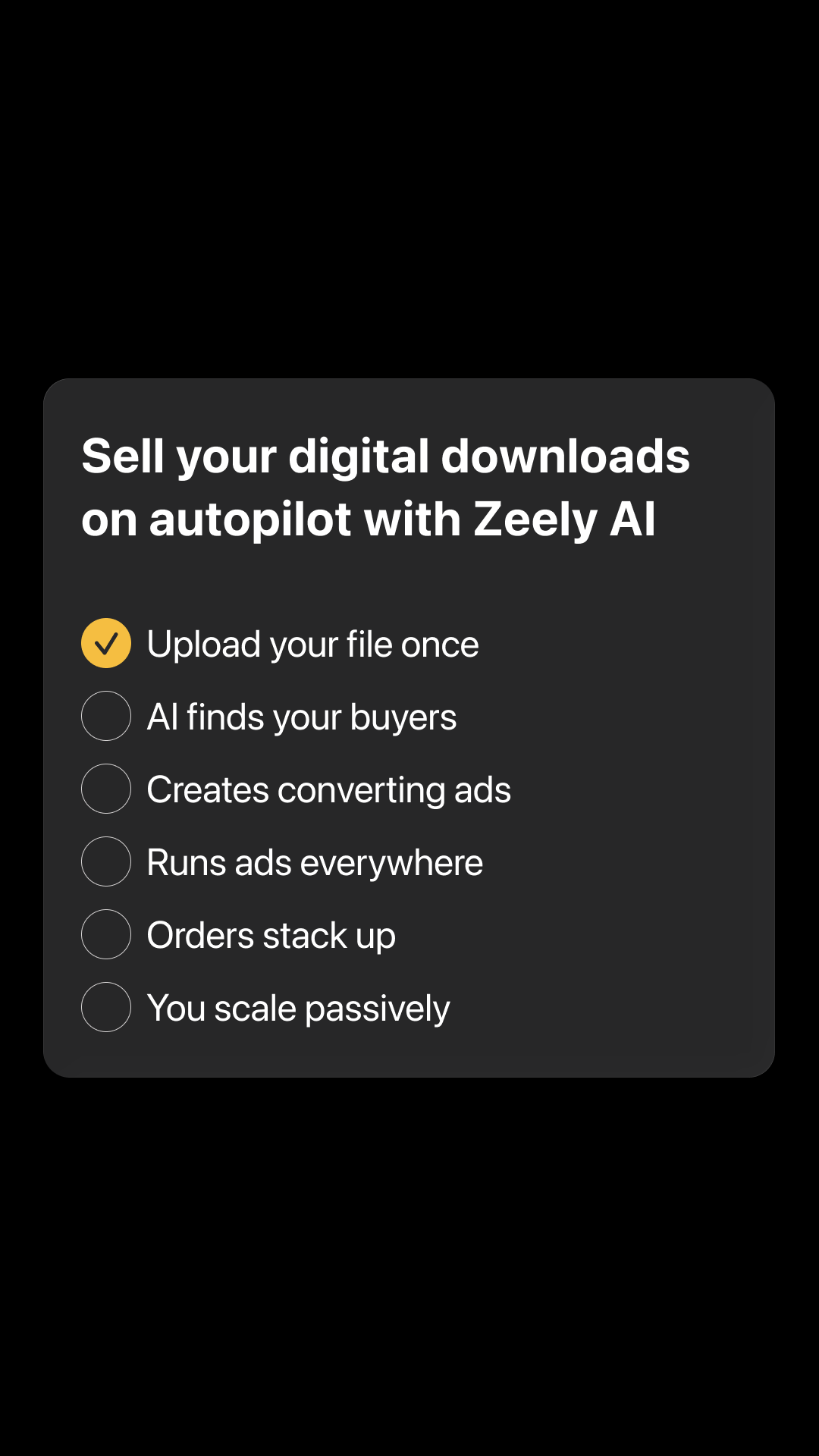 Zeely Facebook ad