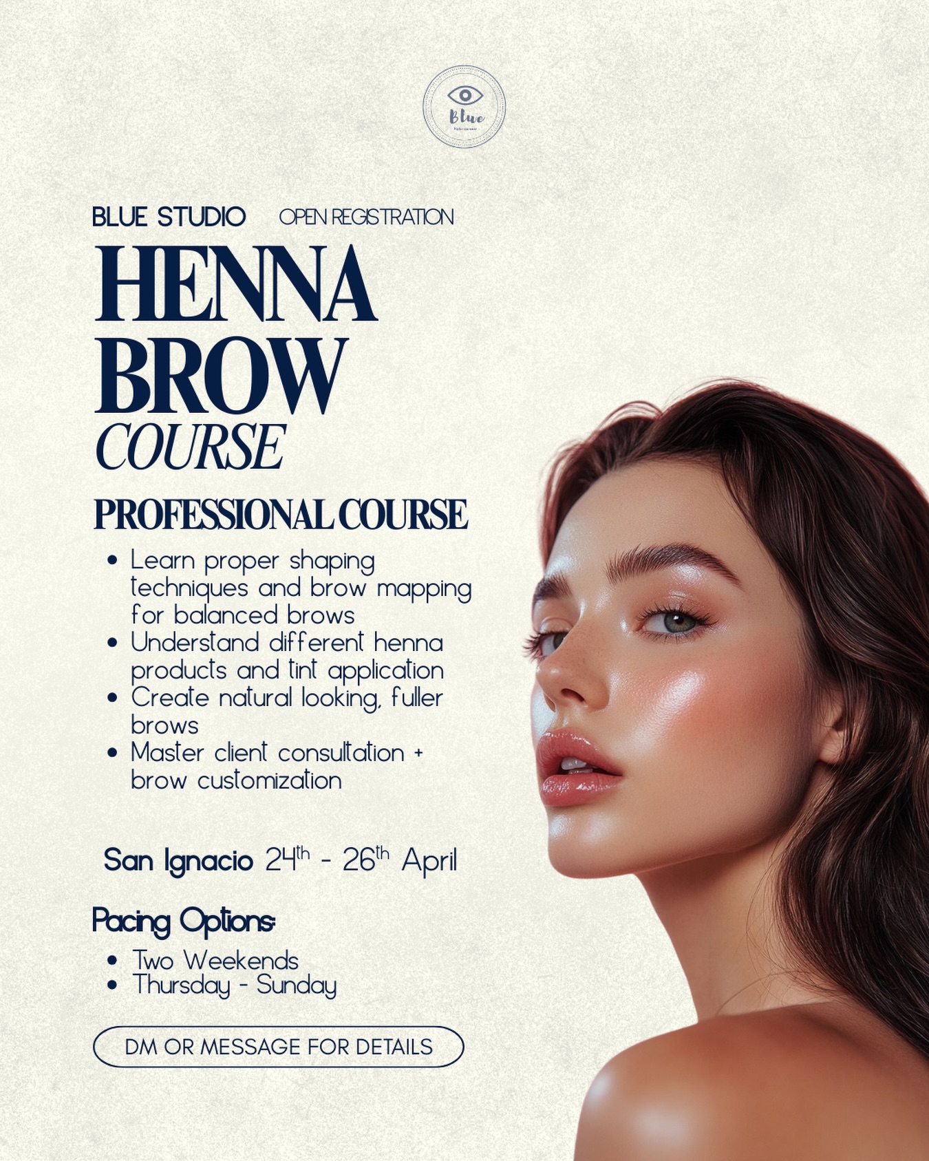 Blue Studio Facebook ad