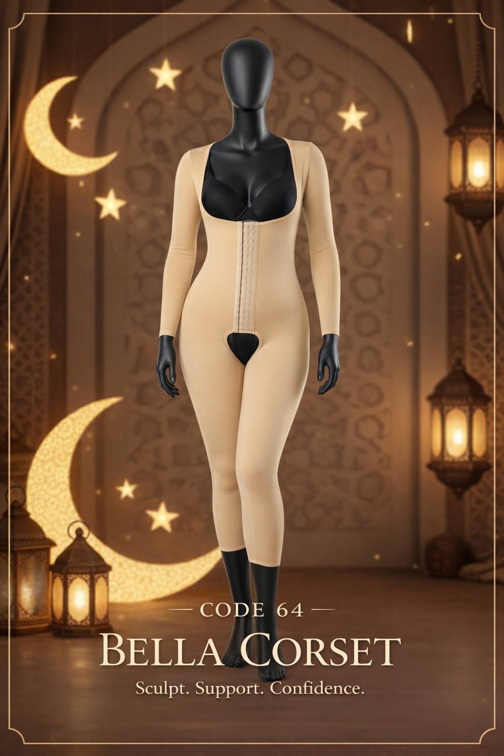 Bella Corset Facebook ad: خصم 50% بمناسبة شهر رمضان ولفترة محدودة