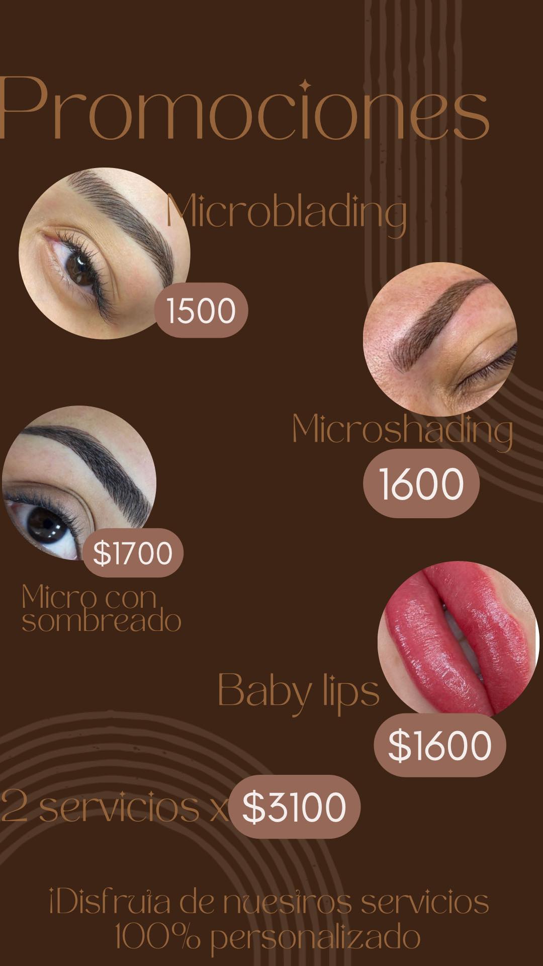 Karen García Imagen y Microblading Facebook ad: Diseños 100% personalizados y Naturales