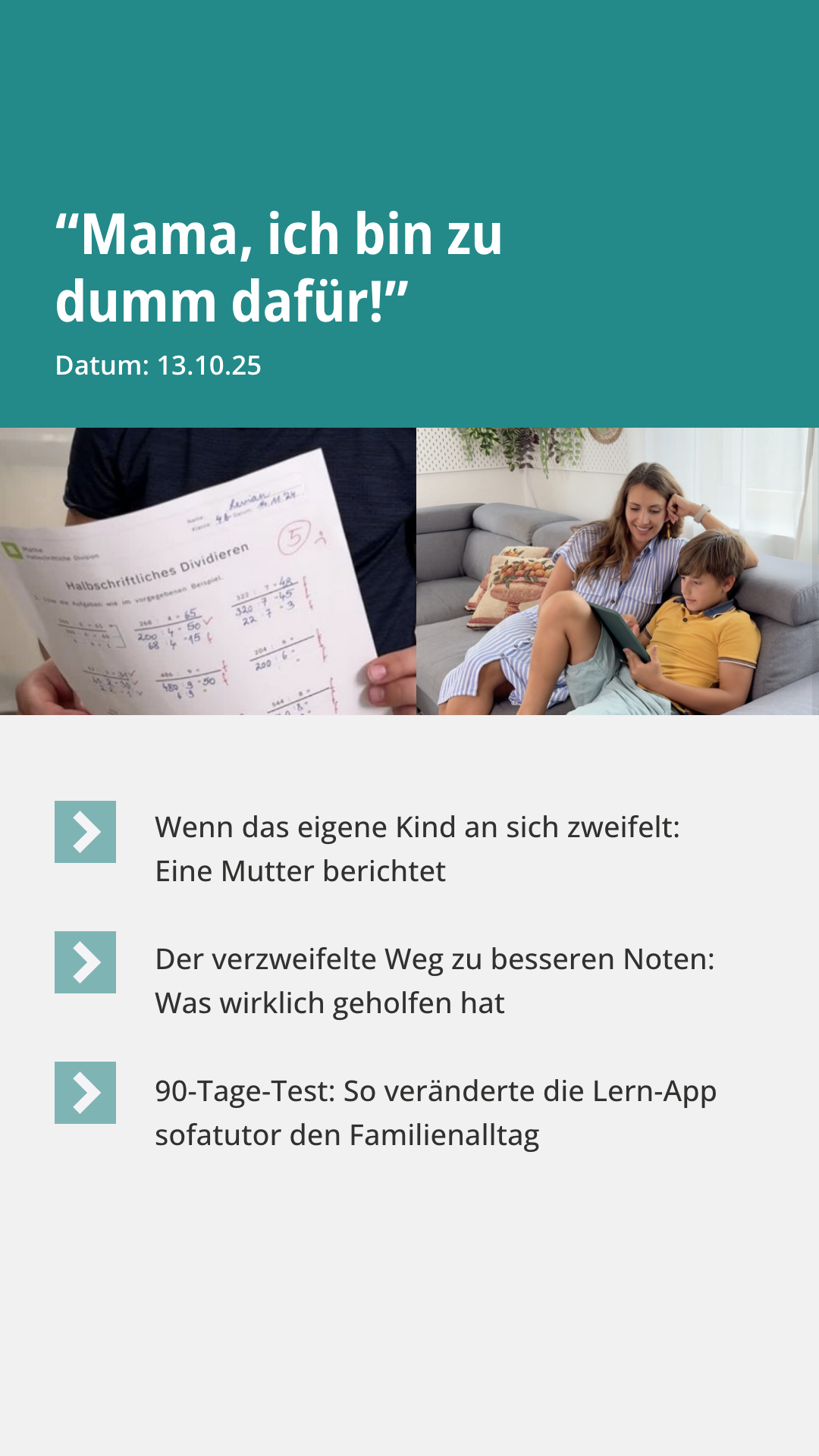 Mami Ratgeber Facebook ad