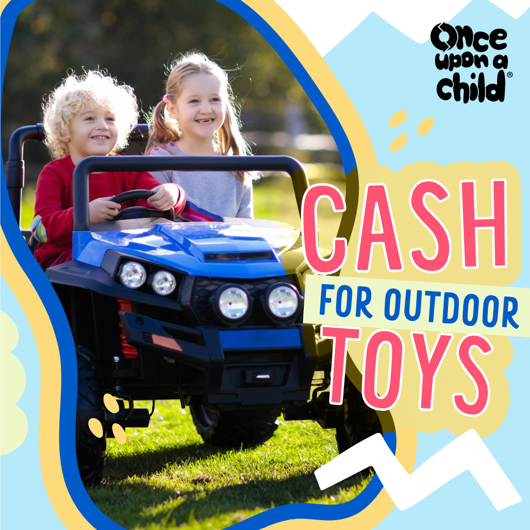 Once Upon A Child-Greensburg, PA Facebook ad: CASH FOR GENTLY USED TOYS