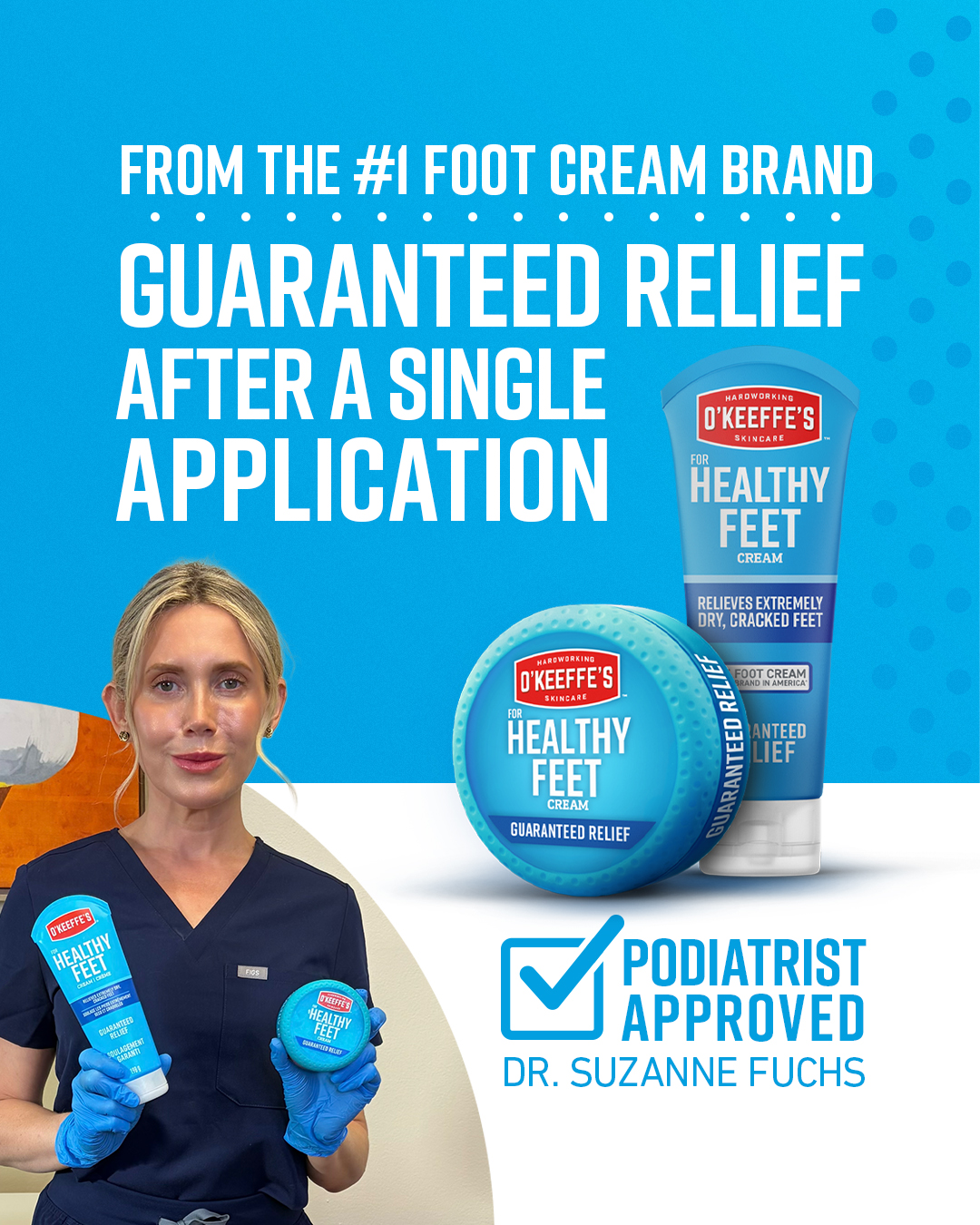 O'Keeffe's Company Facebook ad