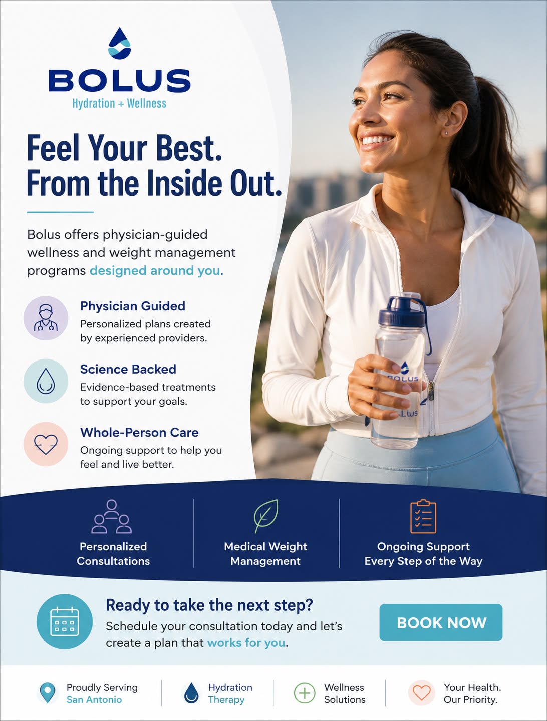 Bolus Hydration + Wellness Facebook ad: Personalized Wellness