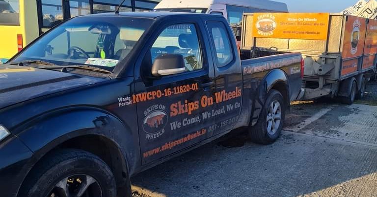 Skips On Wheels Facebook ad: Skips On Wheels is your number one Junk…