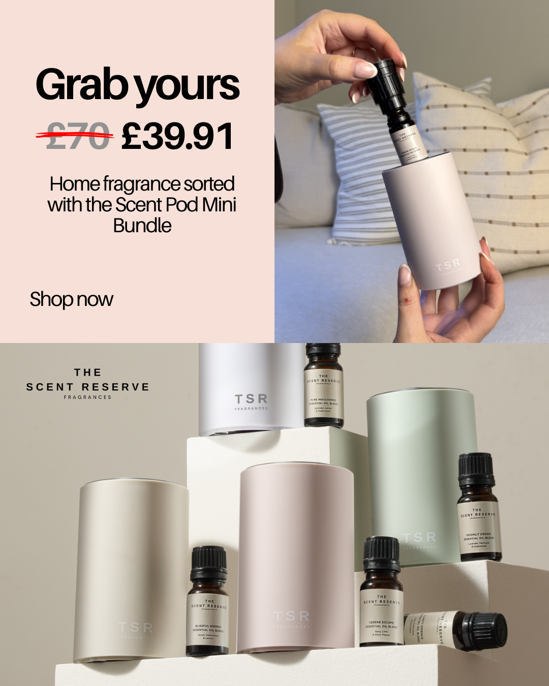 The Scent Reserve Facebook ad