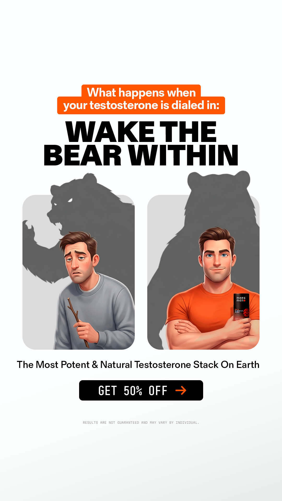 Mars Men Facebook ad