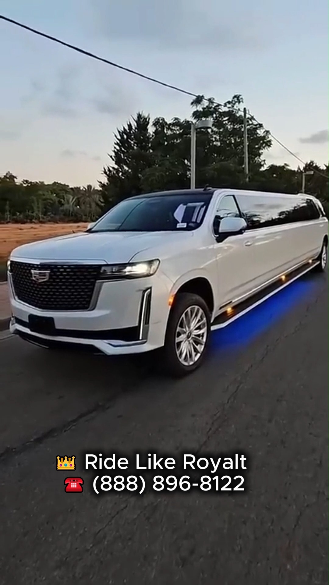 Empires Limo Facebook ad: Arrive in style.