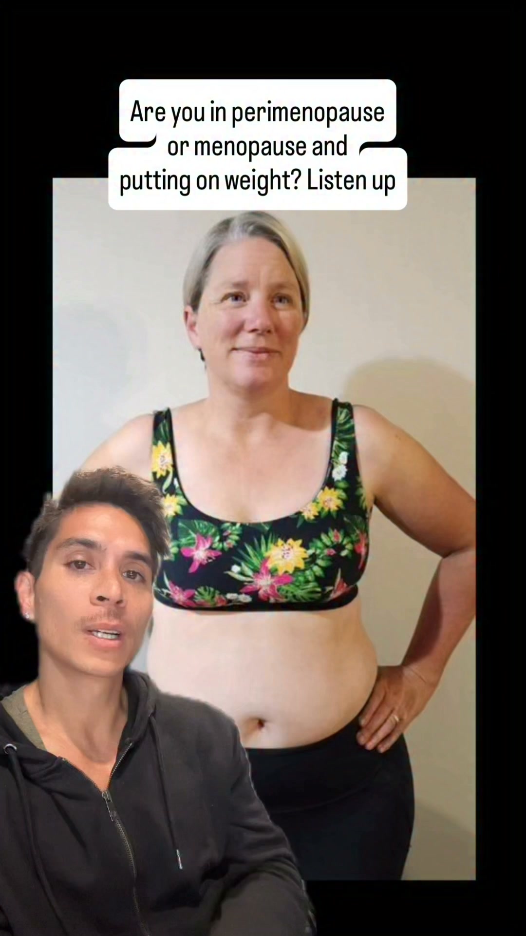 Fit Over 40 Body Transformation Facebook ad: Message me COACH for more details