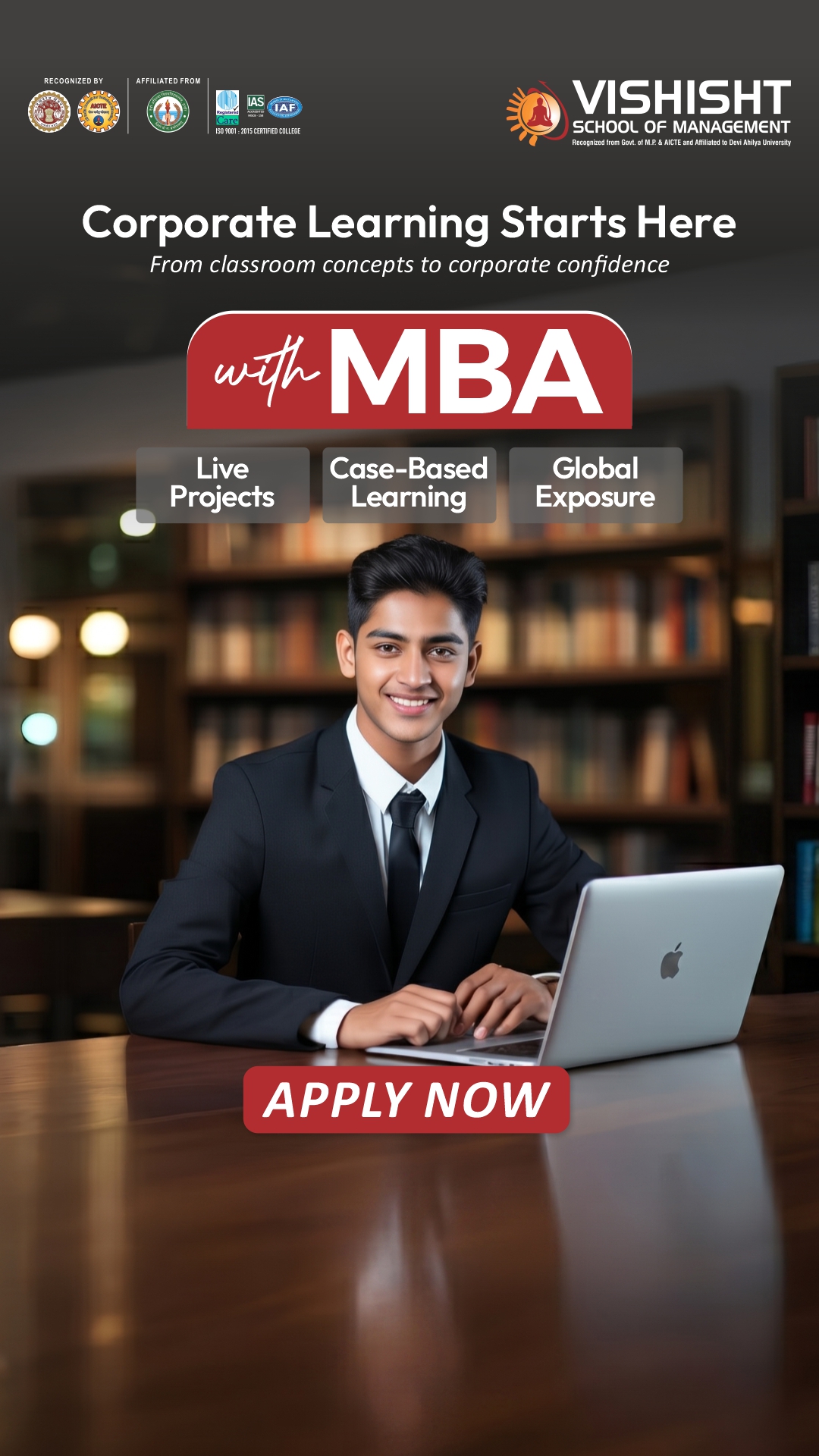 Vishisht School of Management Indore Facebook ad
